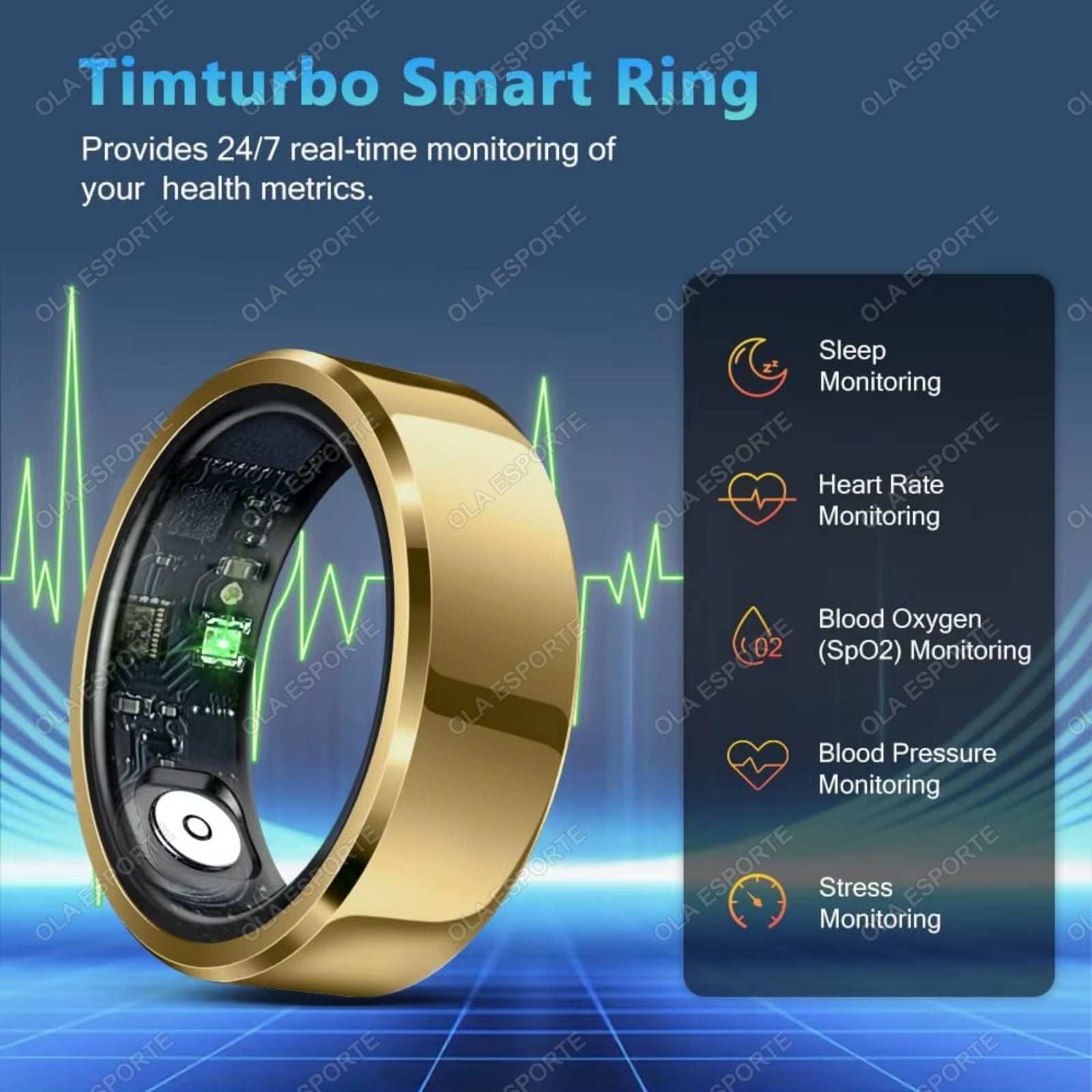 2025 Smart Ring: Advanced Health Monitoring, Waterproof Design & Multi-Sport Modes for All Fitness Levels