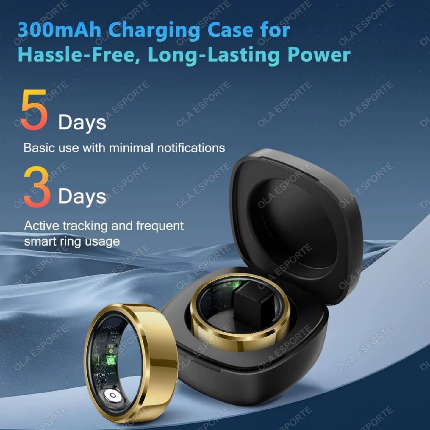 2025 Smart Ring: Advanced Health Monitoring, Waterproof Design & Multi-Sport Modes for All Fitness Levels