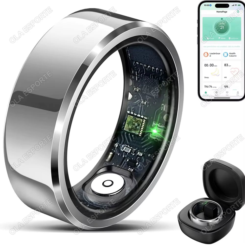 2025 Smart Ring: Advanced Health Monitoring, Waterproof Design & Multi-Sport Modes for All Fitness Levels